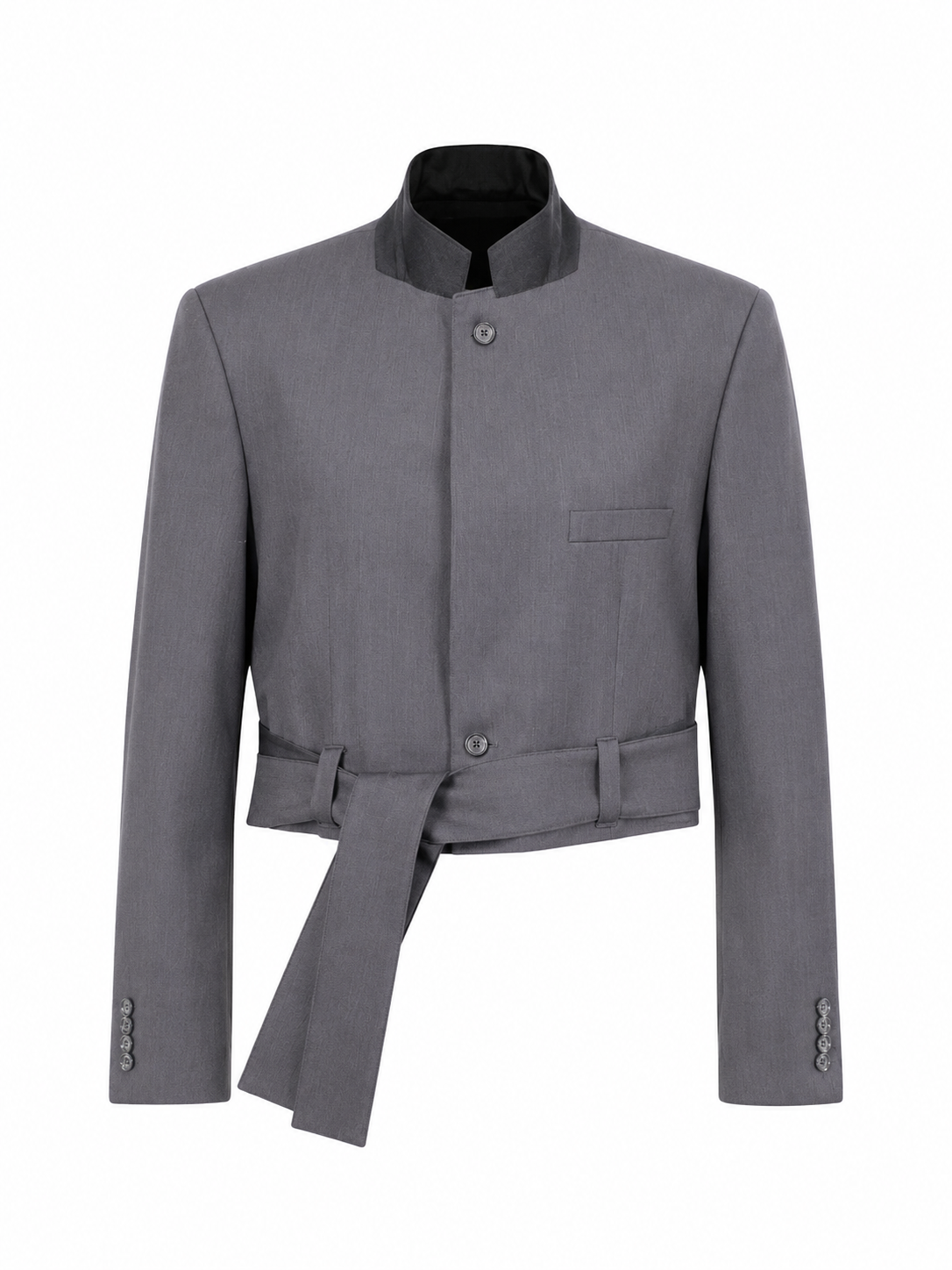 Boxy belt blazer #13