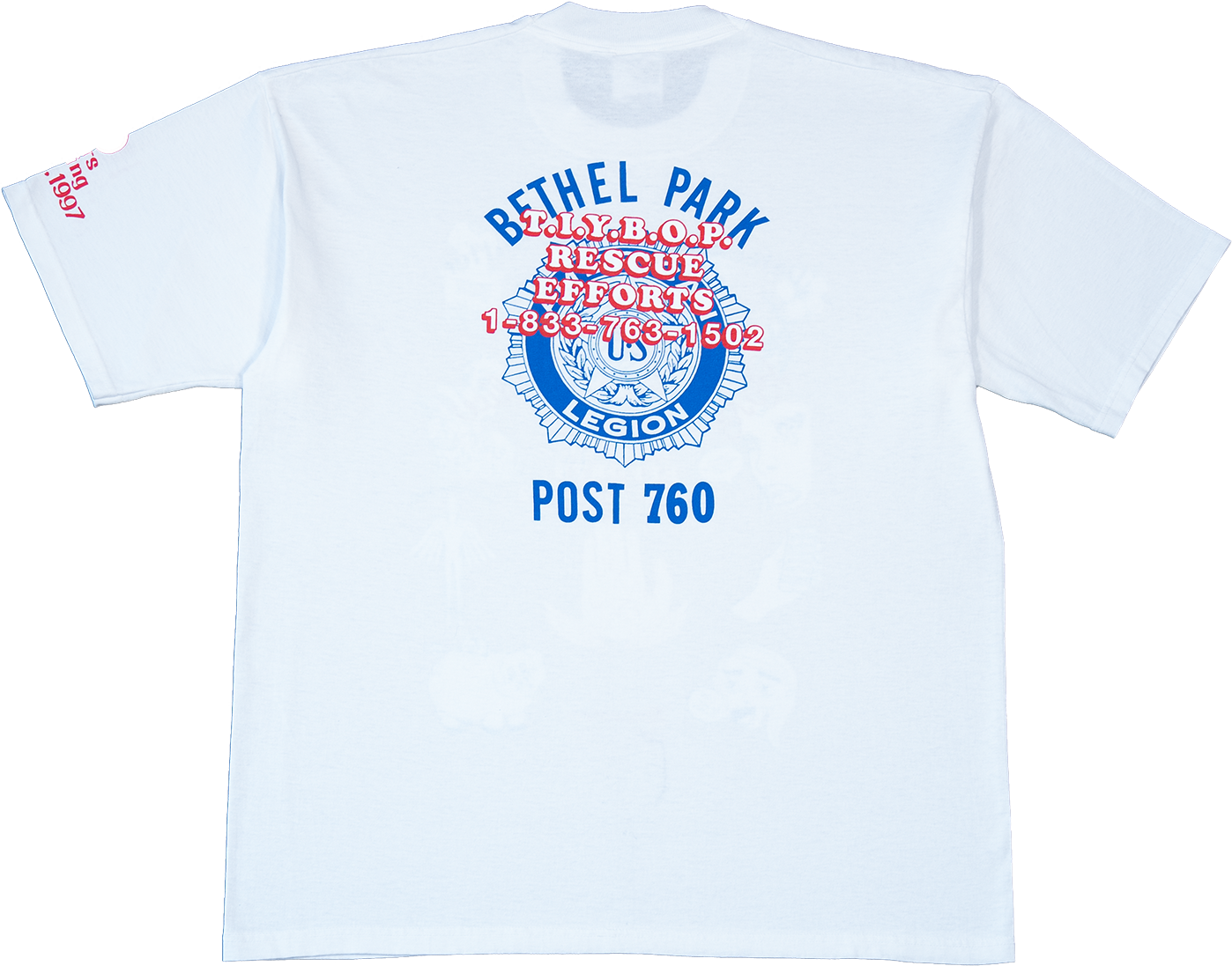 Rescue Efforts Rework Graphic Tee - Large