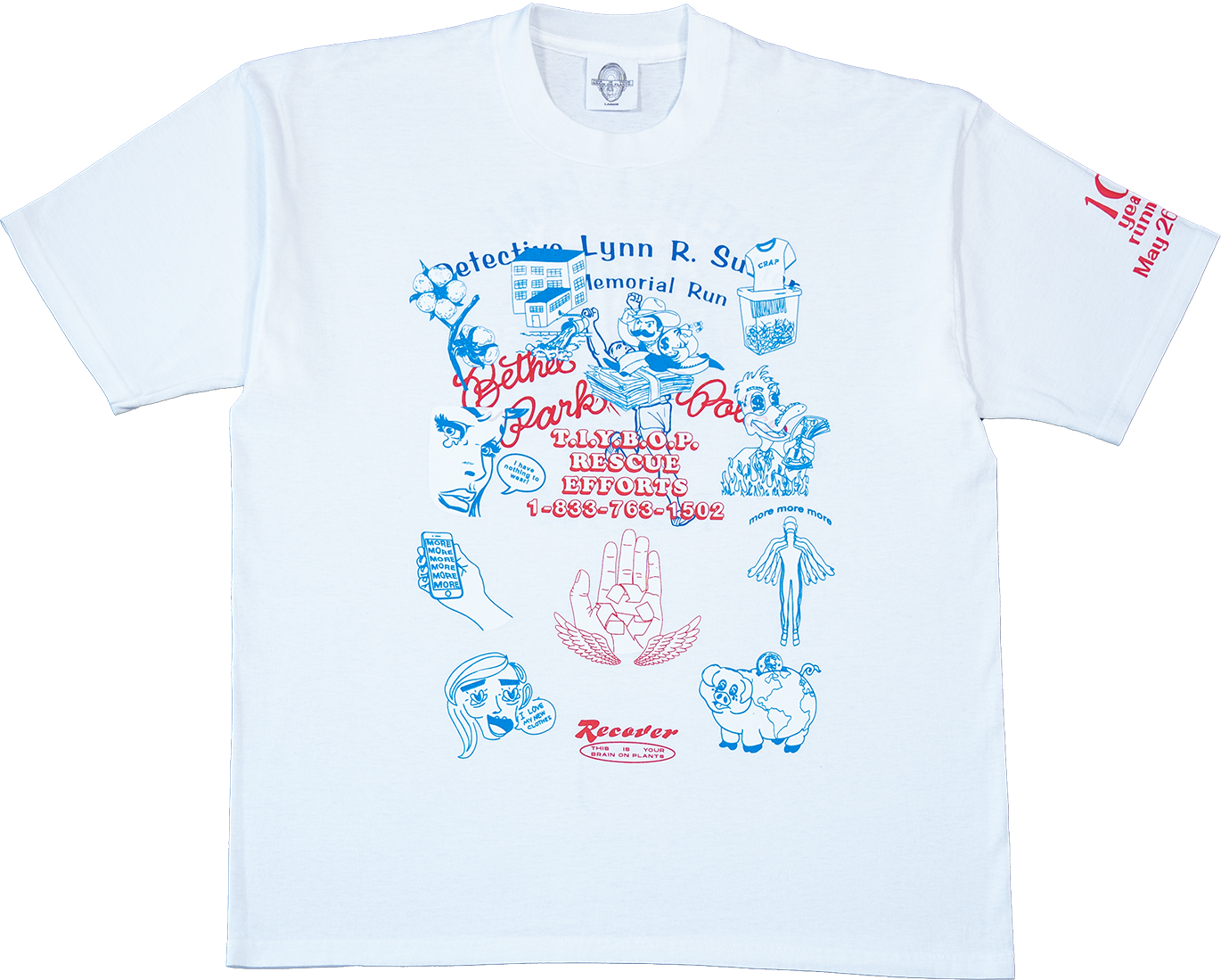 Rescue Efforts Rework Graphic Tee - Large