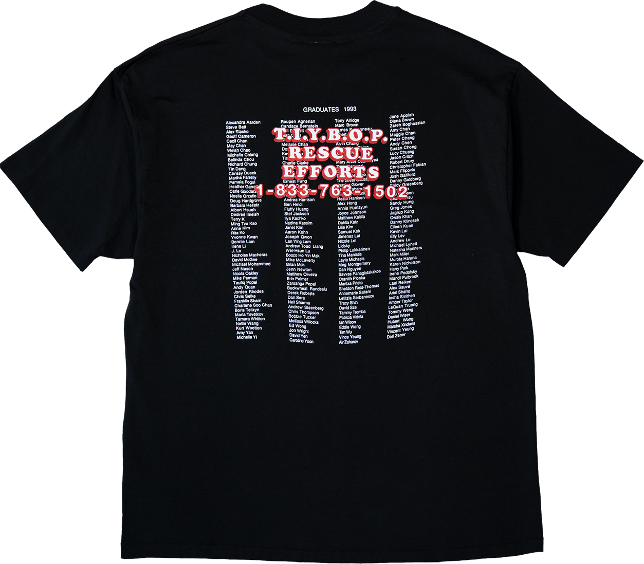 Rescue Efforts Rework Graphic Tee - XL