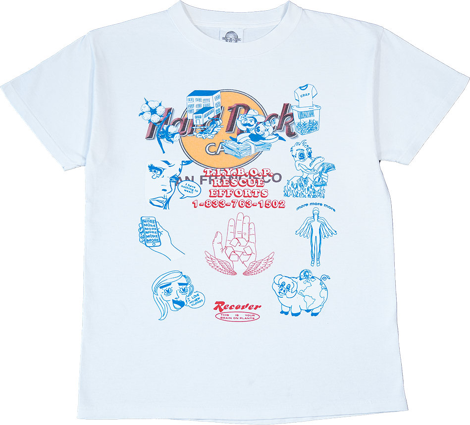 Rescue Efforts Rework Graphic Tee - Small