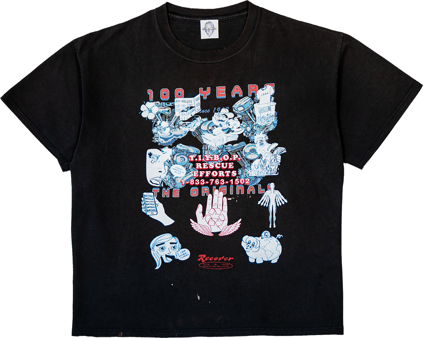 Rescue Efforts Rework Graphic Tee - XL