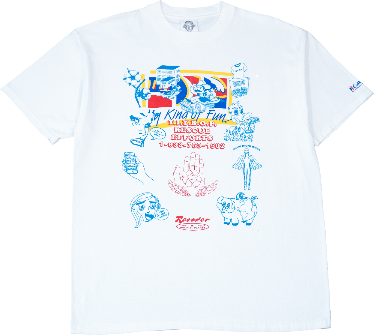 Rescue Efforts Rework Graphic Tee - Large