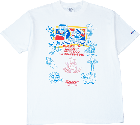 Rescue Efforts Rework Graphic Tee - Large