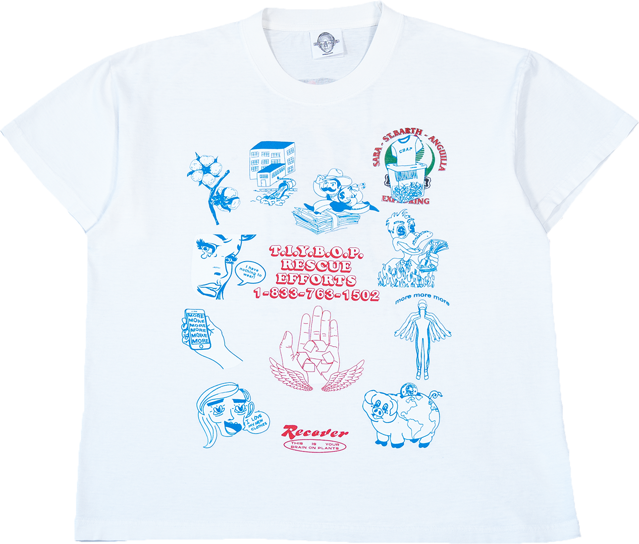Rescue Efforts Rework Graphic Tee - Medium