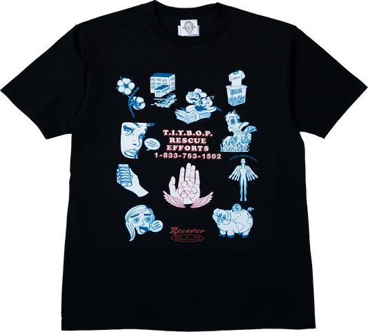 Rescue Efforts Rework Graphic Tee - Large