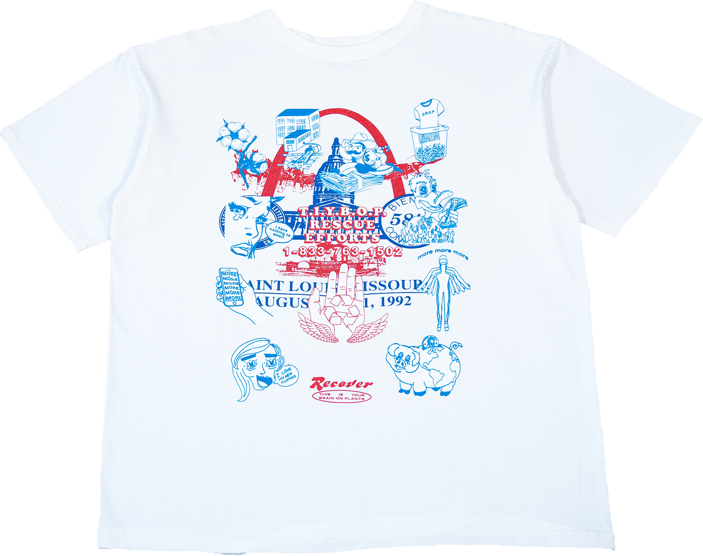 Rescue Efforts Rework Graphic Tee - XL