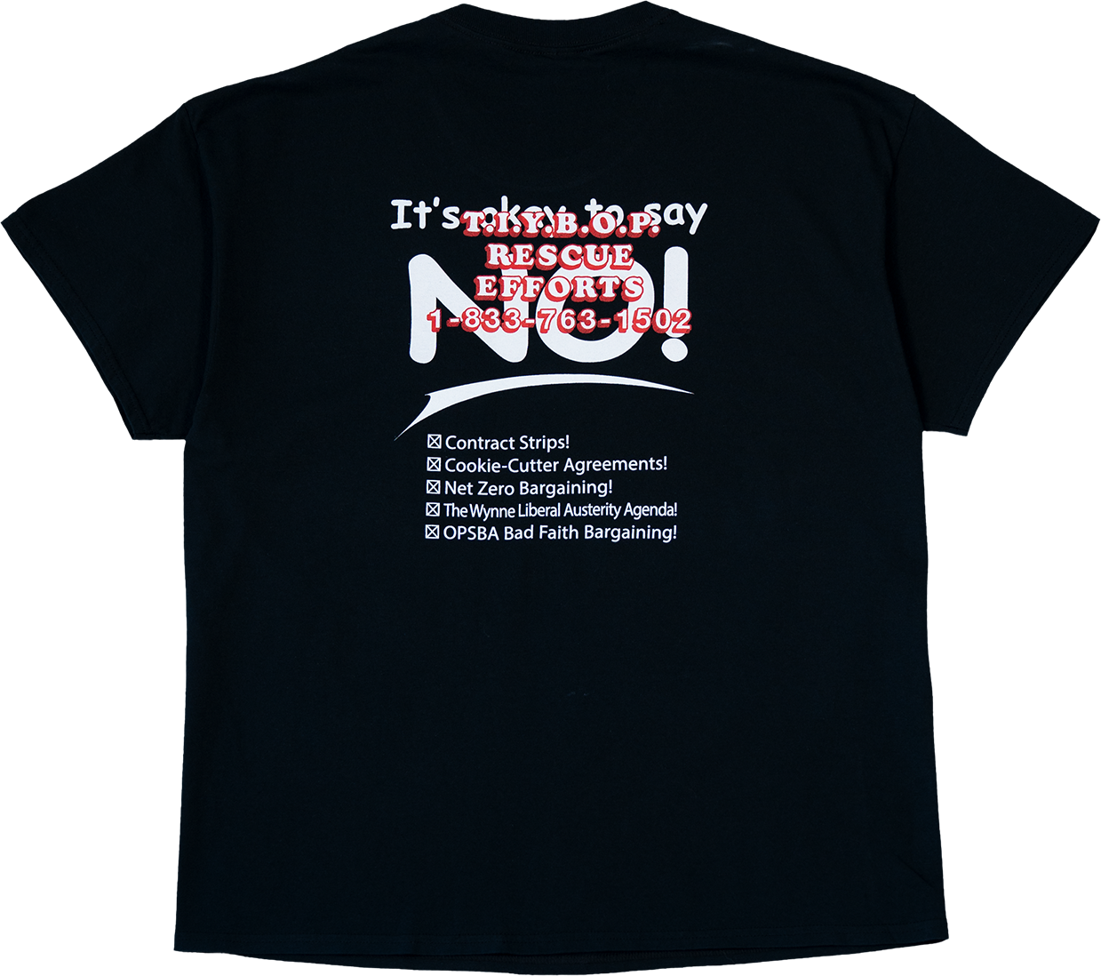 Rescue Efforts Rework Graphic Tee - XL