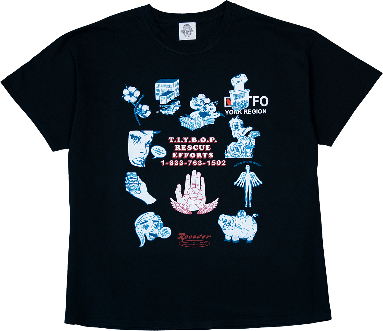 Rescue Efforts Rework Graphic Tee - XL