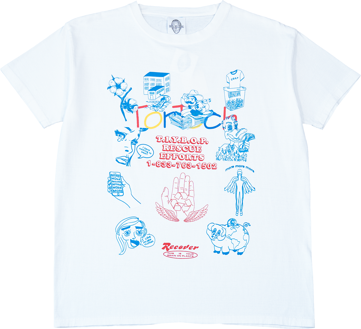 Rescue Efforts Rework Graphic Tee - Medium
