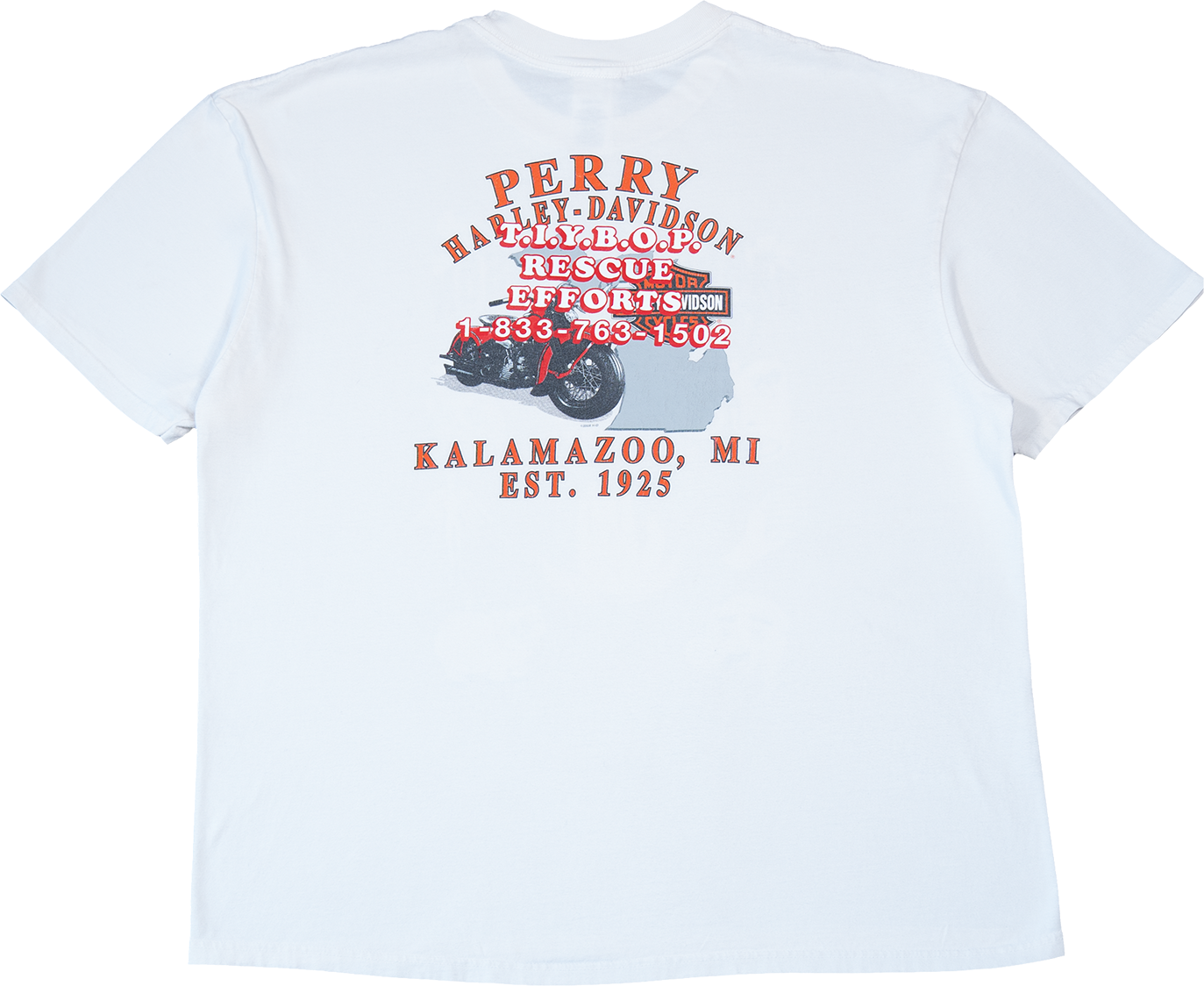 Rescue Efforts Rework Graphic Tee - XL