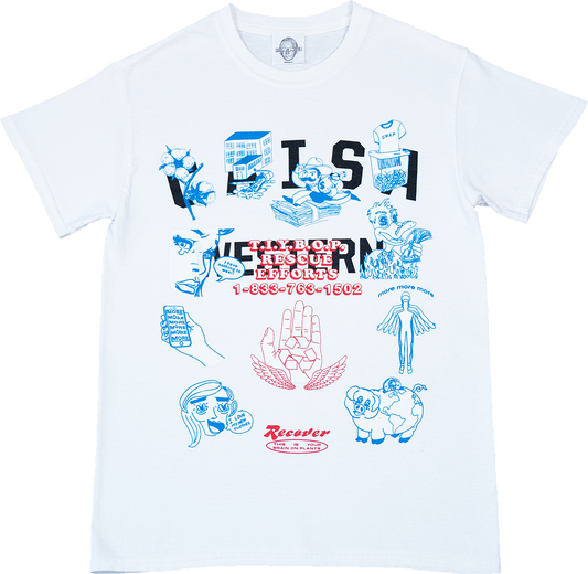 Rescue Efforts Rework Graphic Tee - Small