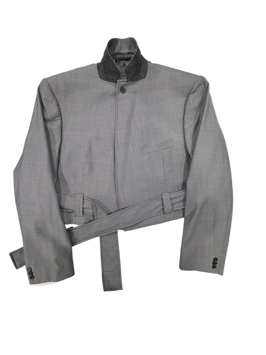 Boxy belt blazer #14