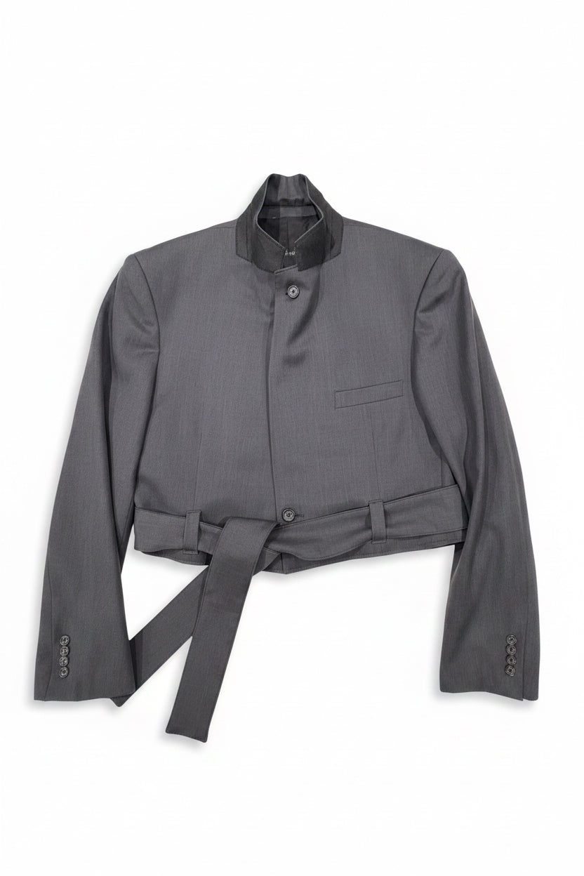 Boxy belt blazer #11