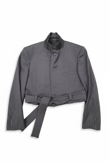 Boxy belt blazer #11