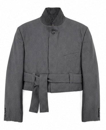 Boxy belt blazer #12