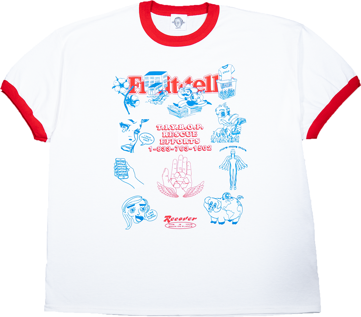 Rescue Efforts Rework Graphic Tee - Medium