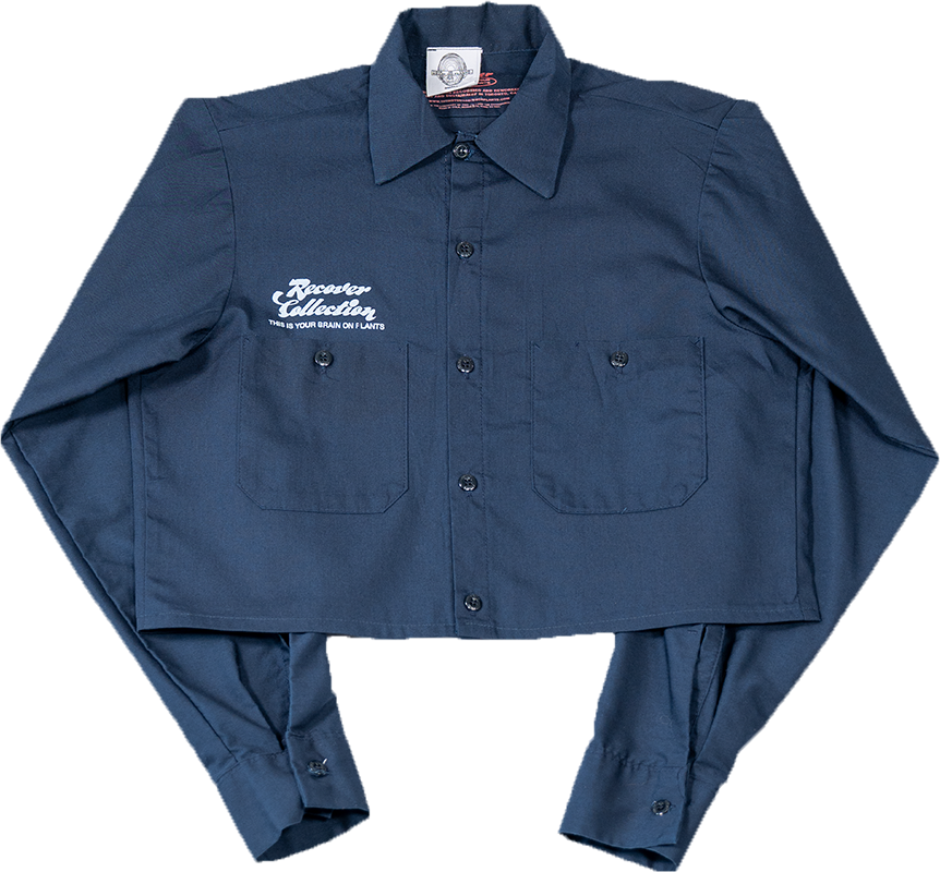 BOX-FIT RE-WORK SHIRT - SMALL SUPER CROP
