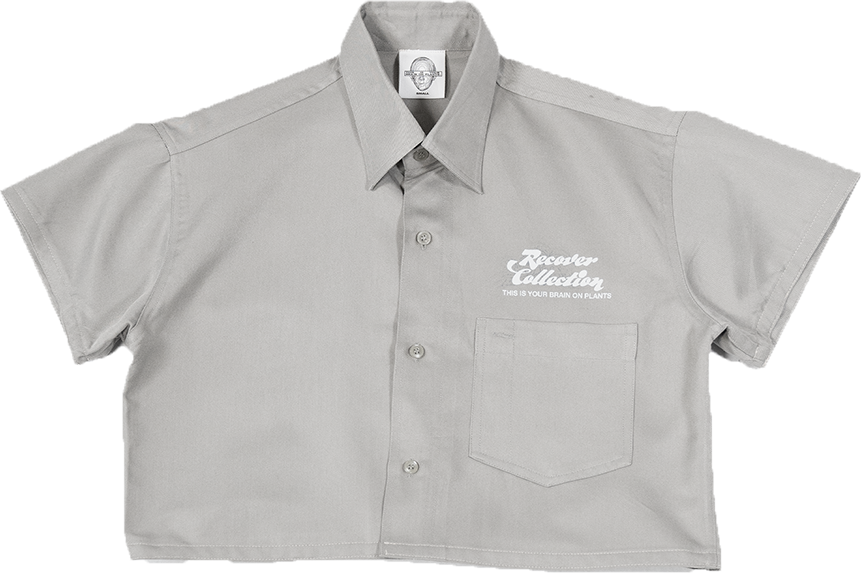 BOX-FIT RE-WORK SHIRT - SMALL SUPER CROP