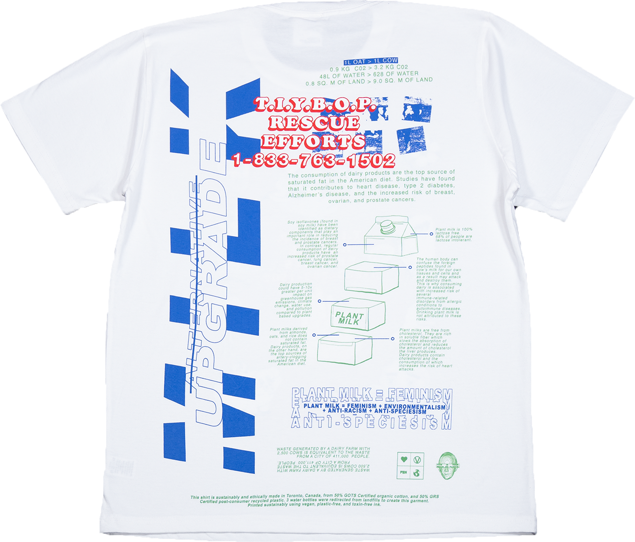 Rescue Efforts Rework Graphic Tee - XL